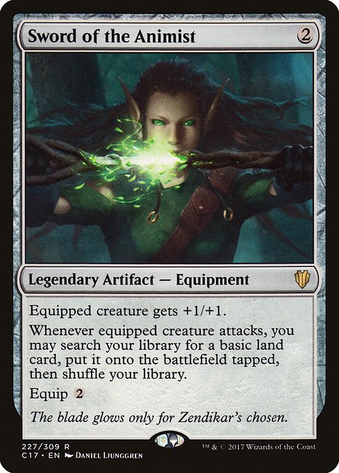 Sword of the Animist (227) [Commander 2017]