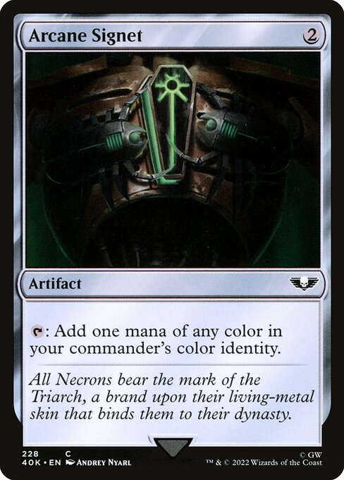 Arcane Signet (228) [Warhammer 40,000 Commander]