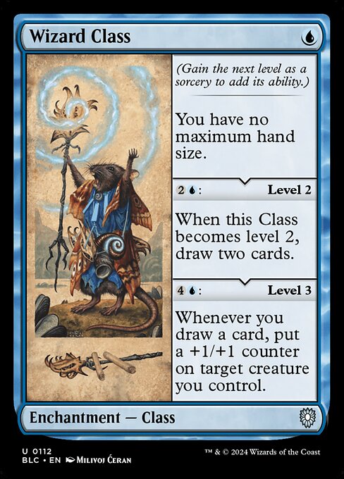 Wizard Class (112) [Bloomburrow Commander]