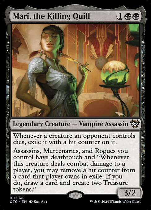 Mari, the Killing Quill (138) [Outlaws of Thunder Junction Commander]