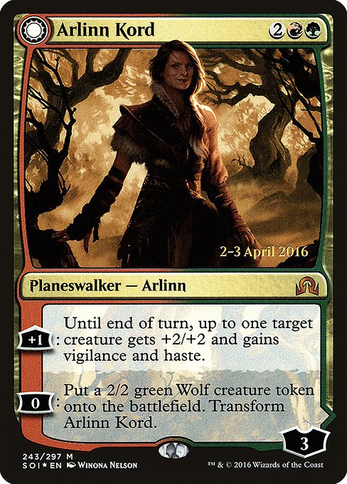 Arlinn Kord // Arlinn, Embraced by the Moon (243s) [Shadows over Innistrad Promos]