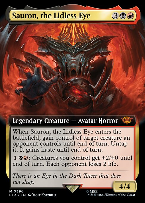 Sauron, the Lidless Eye (396) [The Lord of the Rings: Tales of Middle-earth] [Extended Art]