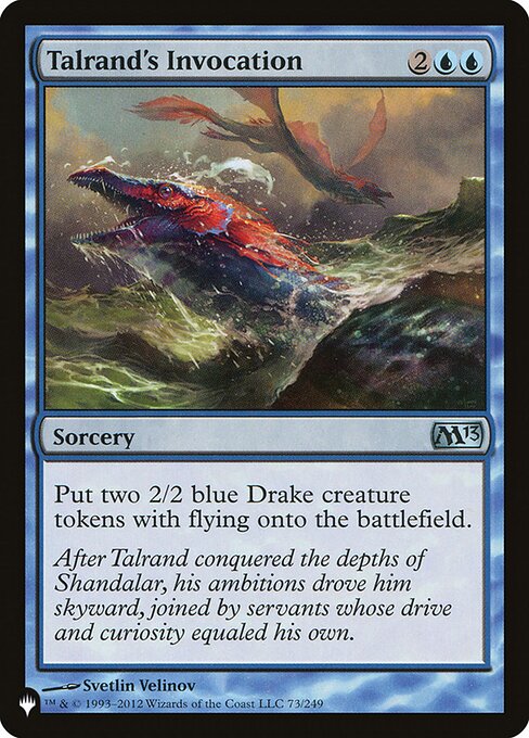 Talrand's Invocation (M13-73) [The List]