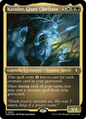 Karador, Ghost Chieftain (581) [Commander Masters]