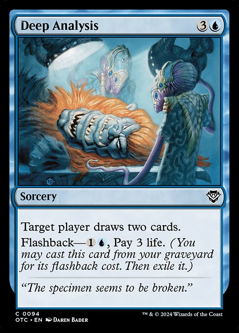 Deep Analysis (94) [Outlaws of Thunder Junction Commander]