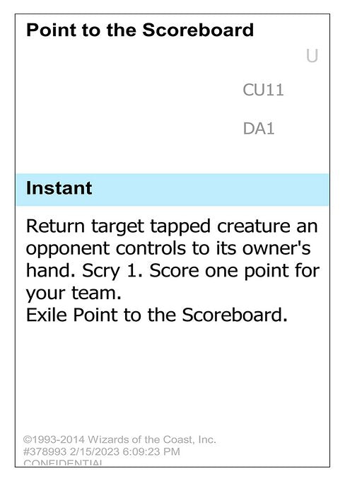 Point to the Scoreboard (CU11) [Unknown Event]