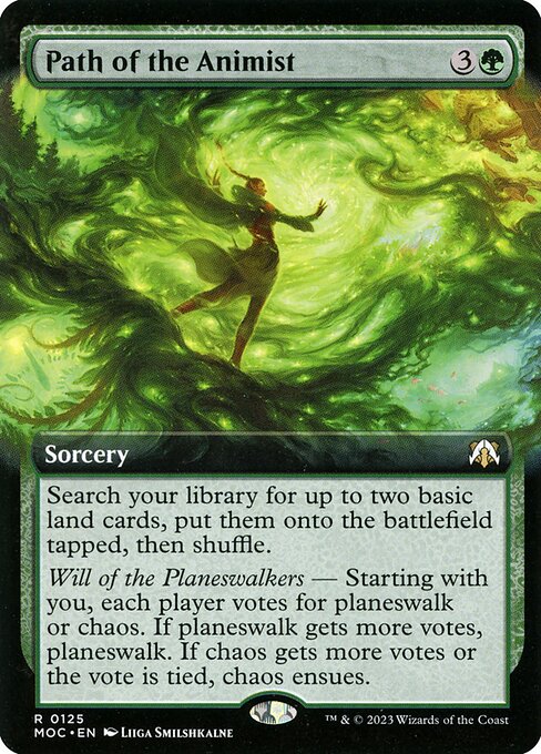 Path of the Animist (125) [March of the Machine Commander] [Extended Art]