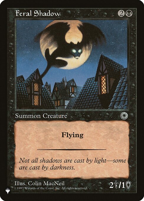 Feral Shadow (POR-93) [The List]