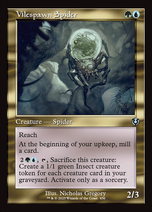 Vilespawn Spider (436) [Innistrad Remastered]