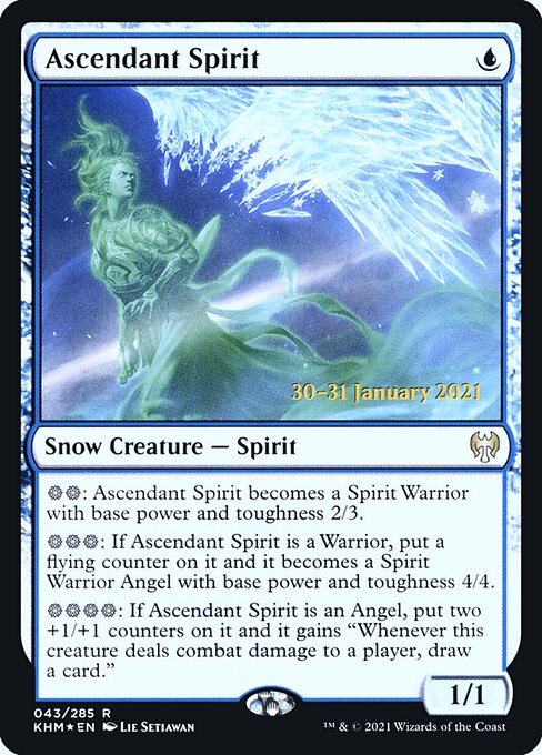 Ascendant Spirit (43s) [Kaldheim Promos]