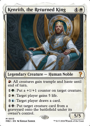 Kenrith, the Returned King (13) [Mystery Booster 2]