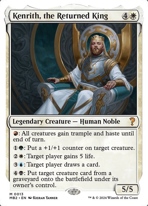 Kenrith, the Returned King (13) [Mystery Booster 2]
