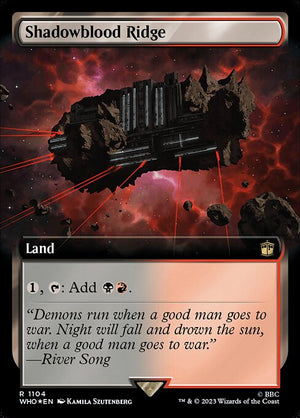Shadowblood Ridge (1104) [Doctor Who] [Extended Art]