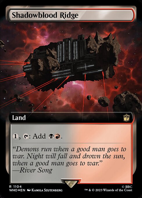 Shadowblood Ridge (1104) [Doctor Who] [Extended Art]