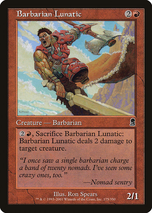 Barbarian Lunatic (175) [Odyssey]