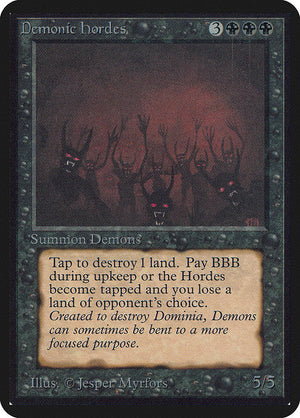 Demonic Hordes (103) [Limited Edition Alpha]