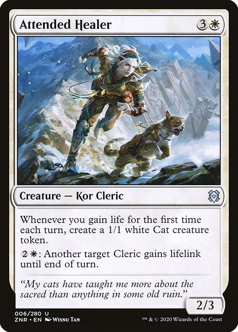 Attended Healer (6) [Zendikar Rising]