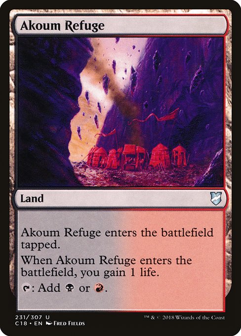 Akoum Refuge (231) [Commander 2018]