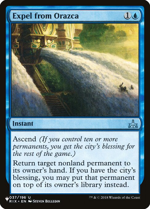Expel from Orazca (RIX-37) [The List]