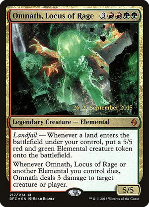 Omnath, Locus of Rage (217s) [Battle for Zendikar Promos]