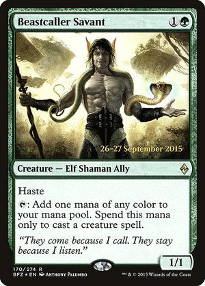Beastcaller Savant (170s) [Battle for Zendikar Promos]