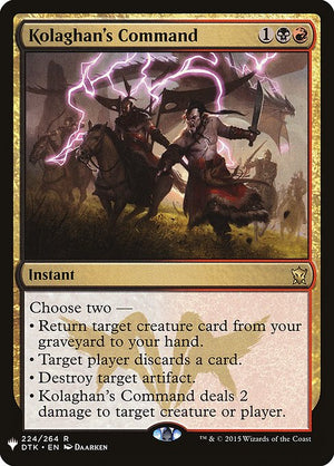 Kolaghan's Command (DTK-224) [The List]