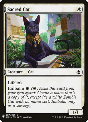 Sacred Cat (AKH-27) [The List]