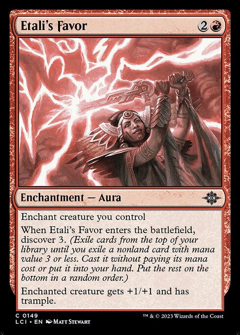 Etali's Favor (149) [The Lost Caverns of Ixalan]