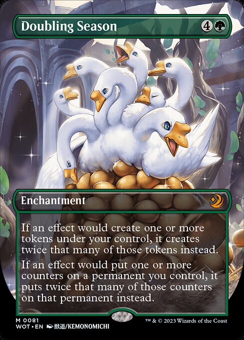 Doubling Season (81) [Wilds of Eldraine: Enchanting Tales] [Borderless]