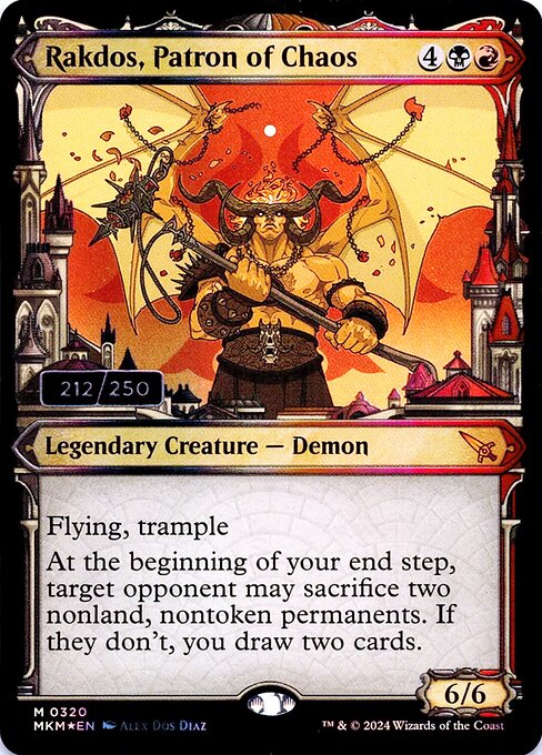Rakdos, Patron of Chaos (320z) [Murders at Karlov Manor]