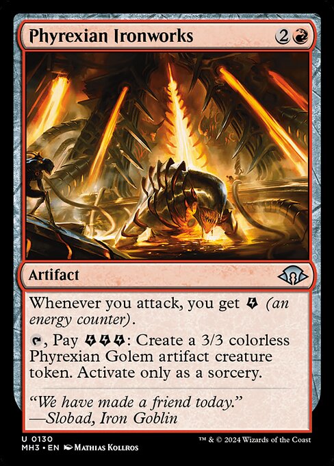 Phyrexian Ironworks (130) [Modern Horizons 3]