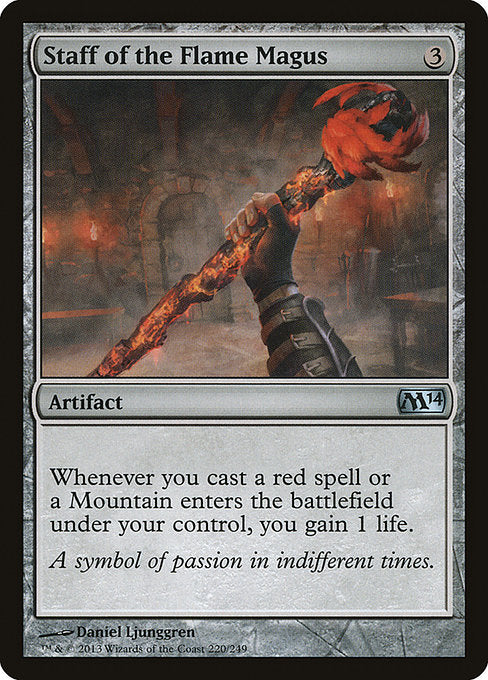 Staff of the Flame Magus (220) [Magic 2014]