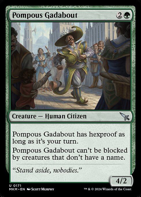 Pompous Gadabout (171) [Murders at Karlov Manor]