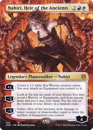 Nahiri, Heir of the Ancients (282) [Zendikar Rising] [Borderless]