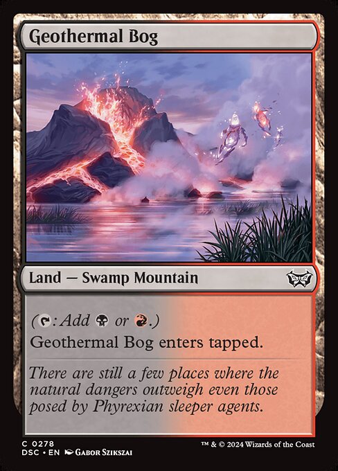 Geothermal Bog (278) [Duskmourn: House of Horror Commander]