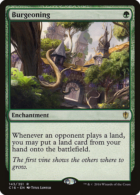 Burgeoning (143) [Commander 2016]