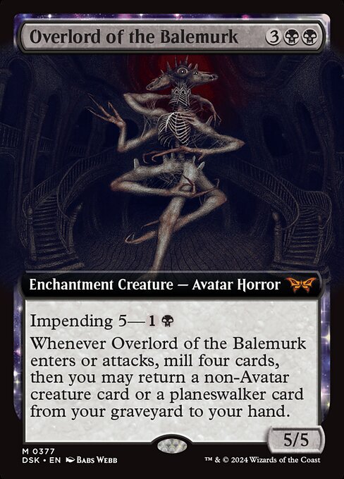 Overlord of the Balemurk (377) [Duskmourn: House of Horror]
