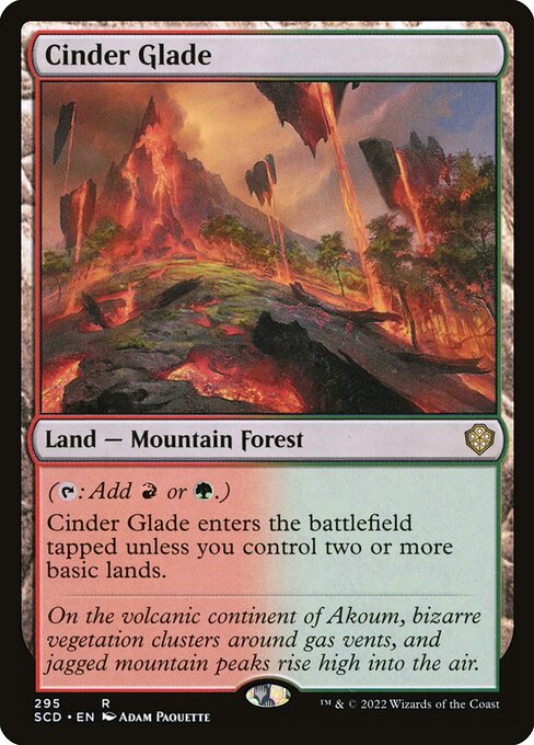 Cinder Glade (295) [Starter Commander Decks]