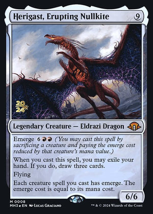 Herigast, Erupting Nullkite (8s) [Modern Horizons 3 Promos]