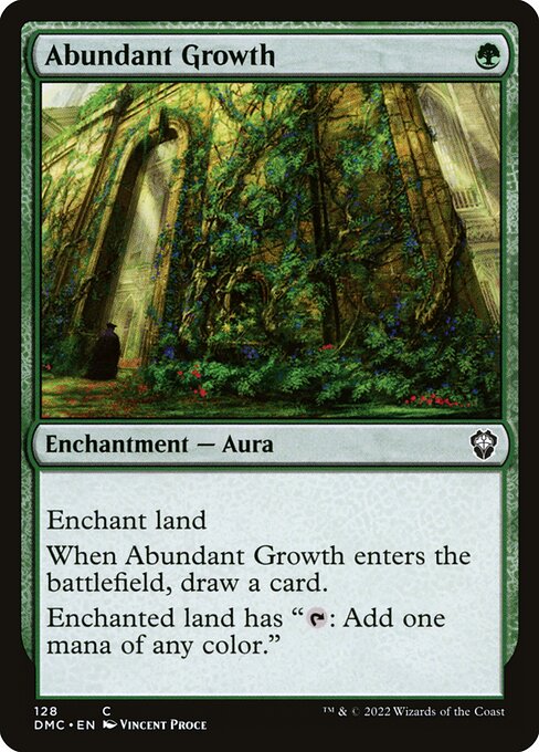 Abundant Growth (128) [Dominaria United Commander]