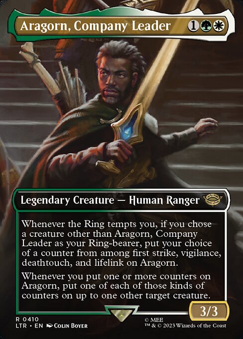 Aragorn, Company Leader (410) [The Lord of the Rings: Tales of Middle-earth] [Borderless]