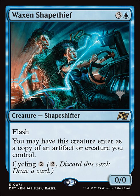Waxen Shapethief (74p) [Aetherdrift Promos]