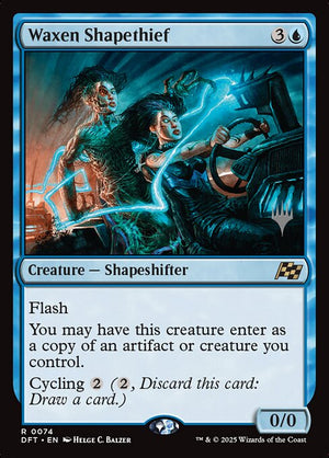 Waxen Shapethief (74p) [Aetherdrift Promos]