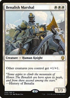 Benalish Marshal (6) [Dominaria]