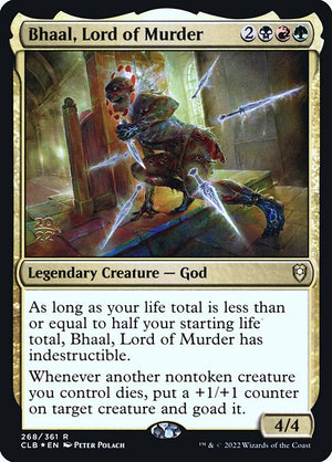 Bhaal, Lord of Murder (268s) [Battle for Baldur's Gate Promos]
