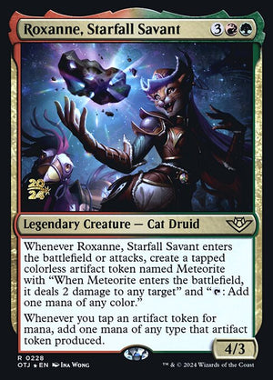 Roxanne, Starfall Savant (228s) [Outlaws of Thunder Junction Promos]