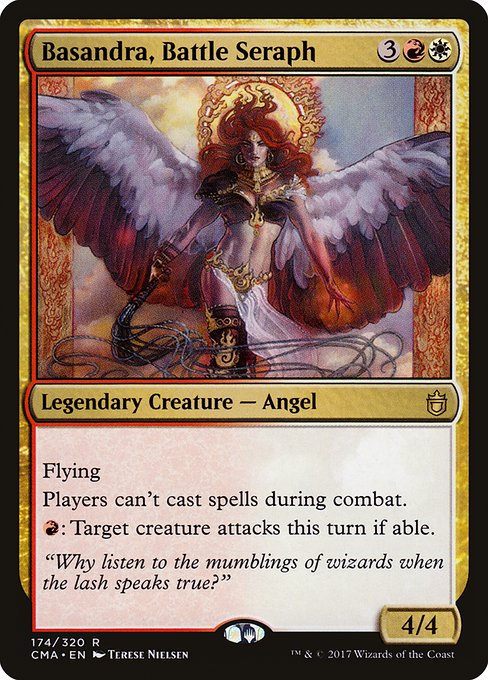 Basandra, Battle Seraph (174) [Commander Anthology]