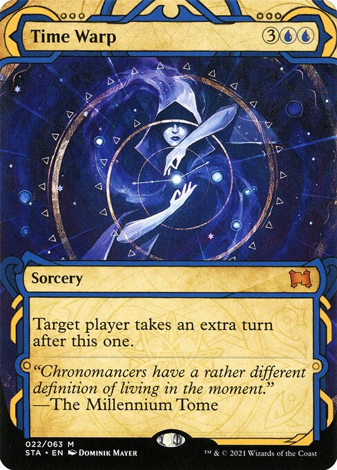 Time Warp (22) [Strixhaven Mystical Archive] [Showcase, Borderless]