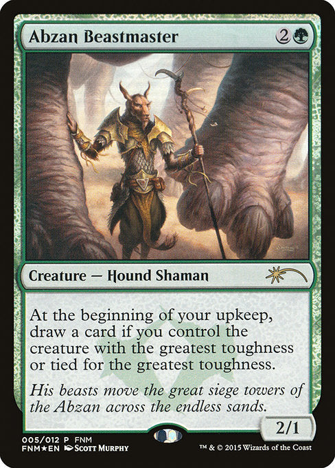 Abzan Beastmaster (5) [Friday Night Magic 2015]