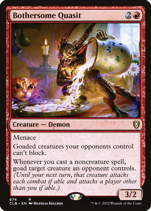 Bothersome Quasit (674) [Commander Legends: Battle for Baldur's Gate]